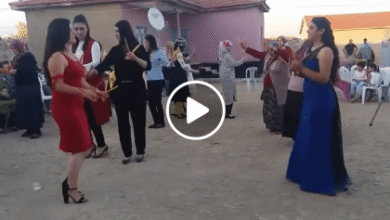 Hanımlardan çok güzel Emirdağ yöresi kaşık oyunu