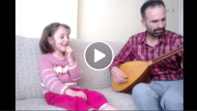Baba ve kızından mükemmel türkü Leylo Leylo - Harika okumuş