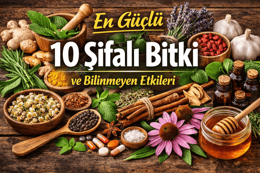 En Güçlü 10 Şifalı Bitki ve Bilinmeyen Etkileri