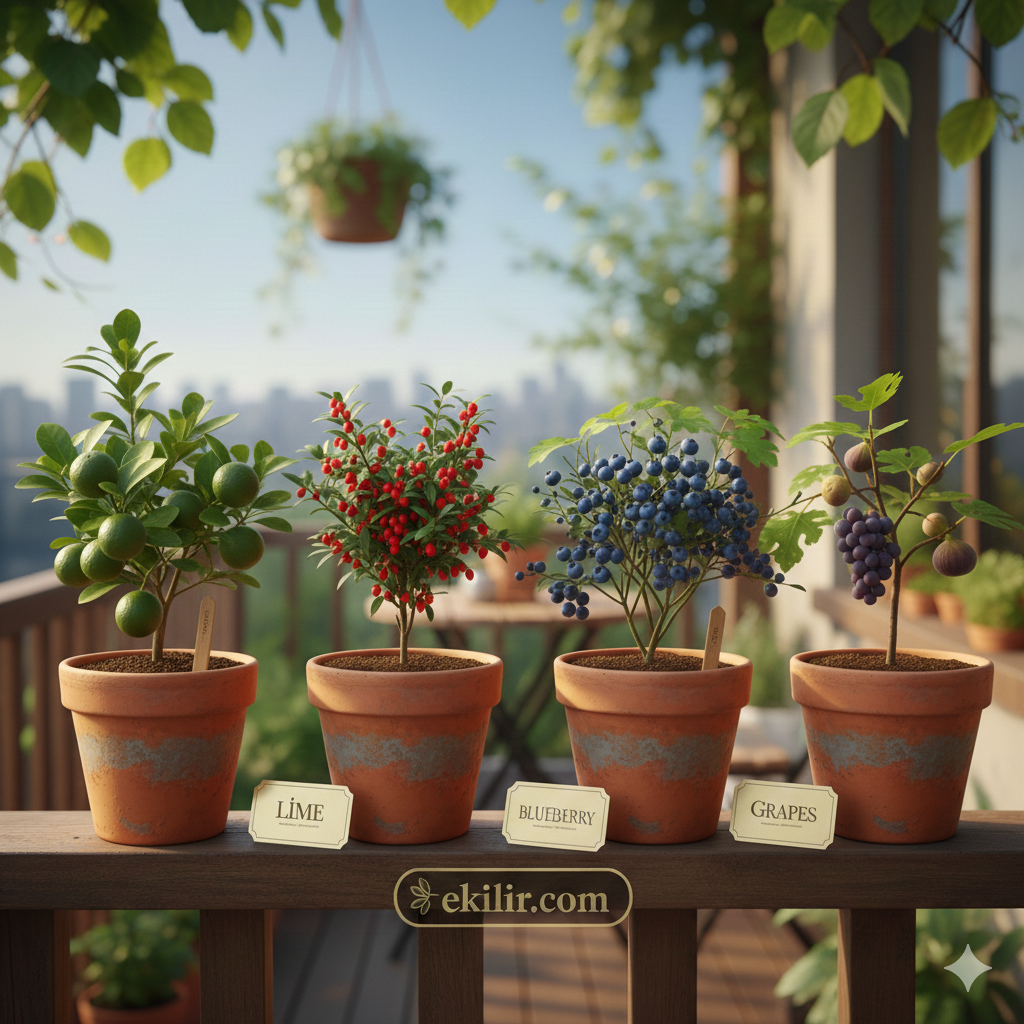 Saksıda Yetişebilen Lezzetli Meyveler