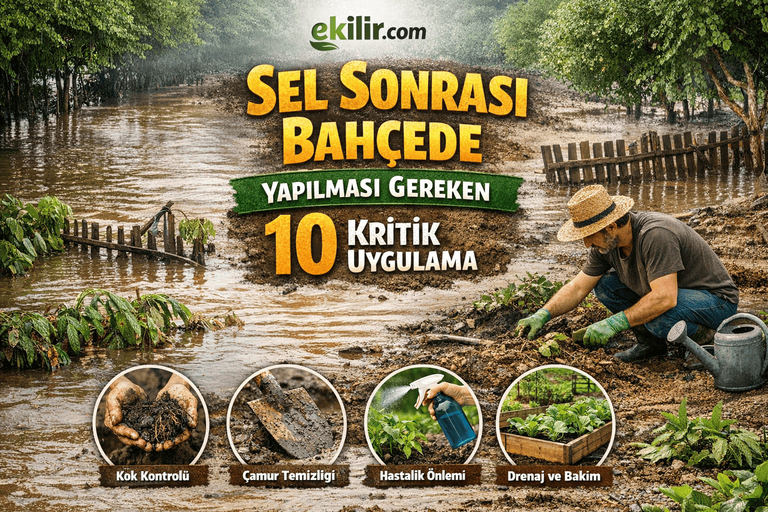 Sel sonrası bahçede yapılması gereken 10 kritik uygulamayı ögrenin (1)