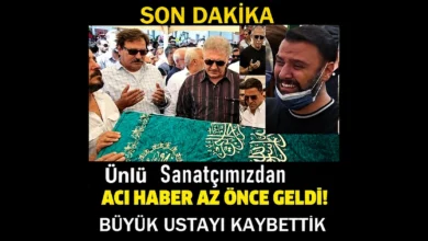 Sanat Camiası Yasta.. Bir Usta Sanatçımız Daha Aramızdan Ayrıldı!